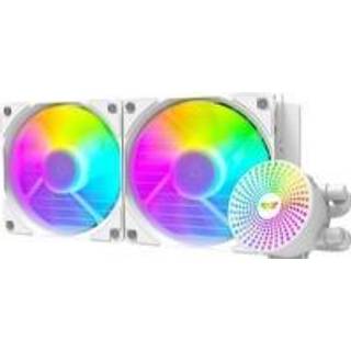 Vandkøling til PC - Darkflash DC240 ARGB 2x 120x120 (hvid)