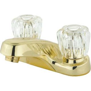 Kingston Brass GKB162LP 4 in. Centerset badev?relse vandhane poleret messing