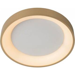 Vidal loftlampe, guld, Ø 28 cm, dæmpbar, akryl