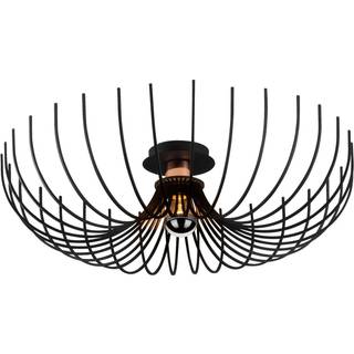 Loftlampe Aspendos N-639, sort, metal, Ø 56 cm