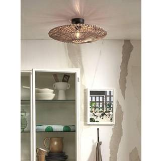 GOOD & MOJO Zanzibar loftlampe, Ø55cm, natur