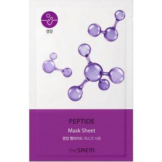 The Saem Bio Solution Peptide Intensiv opstrammende og lysnende arkmaske 20 g - 20 g