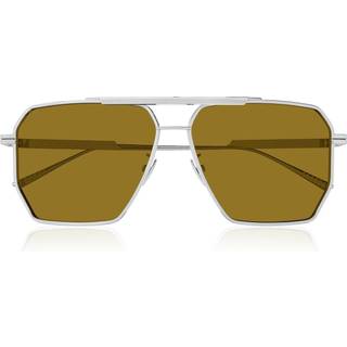 Bottega Veneta BV1012S 007 60 Solbriller Mænd Silver - Silver - 60mm