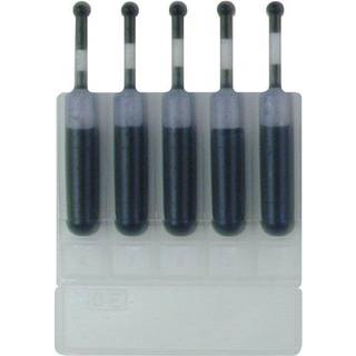 Shachihata Inc 22012 Genopfyld bl?kpatroner 5/pk sort