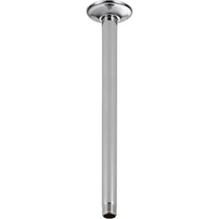 Delta Faucet 14-tommer loft Mount Shower Arm and Flange Chrome Straight Shower Arm Chrome U4998