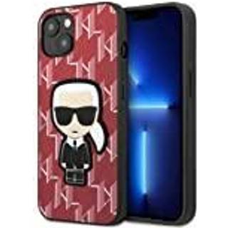 Karl Lagerfeld iPhone 13 mini hardcase rød Monogram Ikonik Patch
