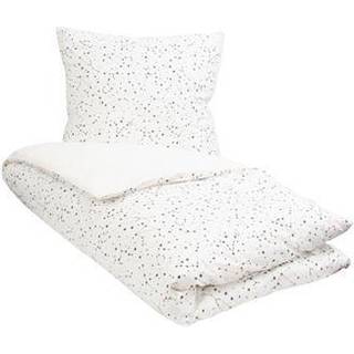 Sengetøj 150x210 cm - Zodiac white - Stjernebillede - Dynebetræk i 100% Bomuld - Borg Living sengesæt