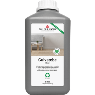 Bollerup Jensen gulvsæbe hvid - 1 liter