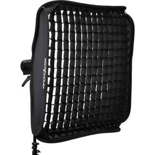 Godox S2 type Bracket Bowens + Softbox 60x60cm + Grid