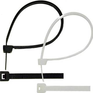 Kabelstrip, 4.7 mm x 380 mm, 20-pak, sort