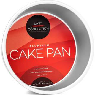 Sidste konfekt 7 """" X 4 """" Aluminium Round Cake Pan - Professionel bageri