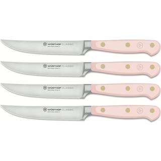 Wüsthof Classic Colour Steakknive 4-pak - Knive Stål Pink Himalayan Salt - 1061760404