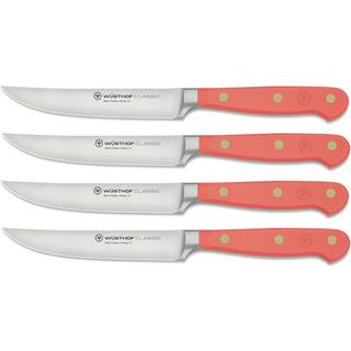Wüsthof Classic Colour Steakknive 4-pak - Knive Stål Coral Peach - 1061760403
