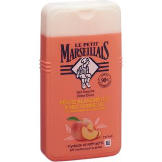 Le Petit Marseillais White Peach BIO & Nectarine BIO Bio Silkeagtig brusegel 250 ml - 250 ml