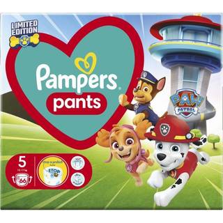 Pampers Pants Paw Patrol Size 5 buksebleer til engangsbrug 12-17 kg 66 stk. - 66 stk.