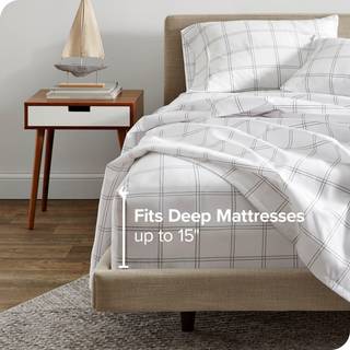 Bare hjem monteret bundplade Twin XL Størrelse - Premium 1800 Microfiber - Ultra -Soft Hotel Luxury - Deep Pocket - Holdable and Langing (Twin XL