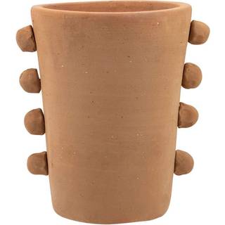 Foreside Home and Garden Natural Beaded Decorative OSA Terracotta Vase