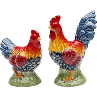 Appletree Design Barn Yard Rooster Salt and Pepper Set 2-1/2-tommer 2-tommer