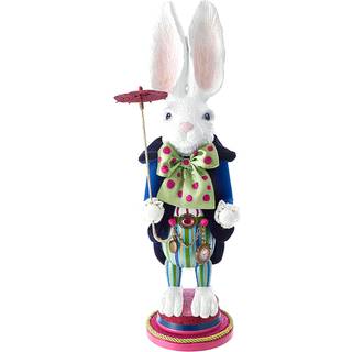 Hollywood Nutcrackers HA0382 18 i White Rabbit Nutcracker