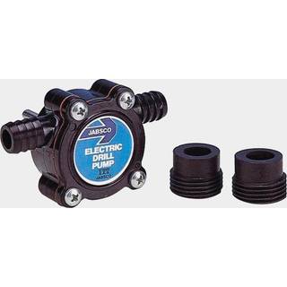 Boremaskinepumpe Jabsco Drill Pump 17250-0003, 13 l/min, 13 mm slange + adaptere til 3/4" GHT gevind