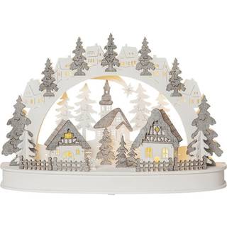 Star Trading - Advent Candlestick Grauberg - Gray - 27 cm