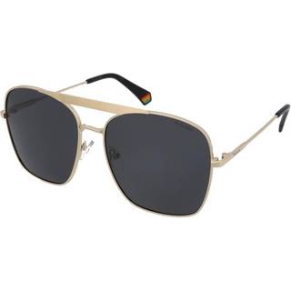 Polaroid PLD 6201/S/X Polarized J5G/M9 59 Solbriller Kvinder Guld - Gold - 59mm
