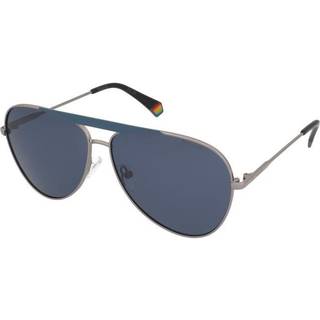 Polaroid PLD 6200/S/X Polarized V84/C3 61 Solbriller Mænd Grå - Ruthenium Blue - 61mm