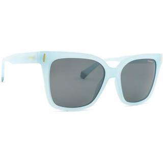 Polaroid PLD 6192/S Polarized MVU/M9 54 Solbriller Kvinder Blue - Frosted Light Blue - 54mm