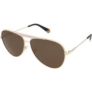 Polaroid PLD 6200/S/X Polarized Y3R/SP 61 Solbriller Mænd Guld - Gold Ivory White - 61mm