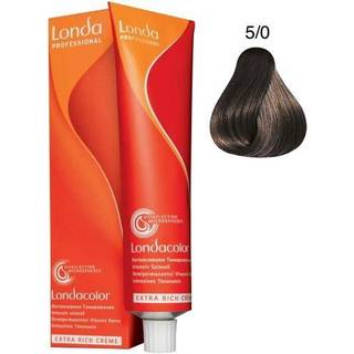Londa Professional Hårfarver og nuancer Londacolor Demi-permanent cremehårfarve 5/0 Lysebrun 60 ml (1.200,00 kr / 1 l) - 60 ml