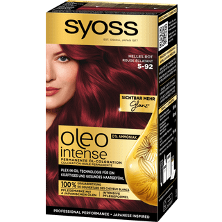 Syoss Professional Performance Oleo Intense permanente oliefarvning 5-92 Lys Rød