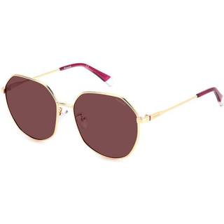 Polaroid PLD 4140/G/S/X Asian Fit Polarized S9E/KL 59 Solbriller Kvinder Guld - Gold Violet - 59mm