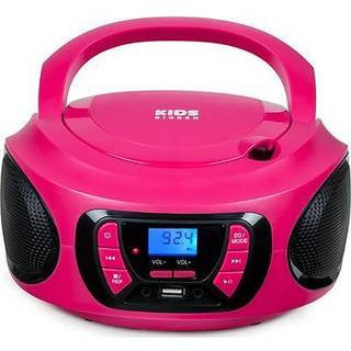 Bigben CD62RSUSBBT Pink Desktop-musikafspiller