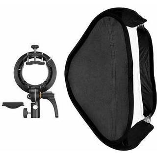 Godox S2 type Bracket Bowens + Softbox 60x60cm