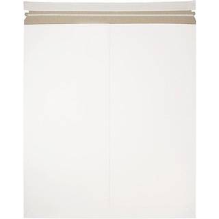 Jampapir Stay -flat foto Mailer konvolutter med skræl og forseglingslukning - 17 x 21 - Hvid - Solgt individuelt