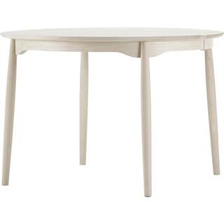 Stolab Carl Spisebord Matlakeret Birk Ø115 Cm - Spisebord & Barbord Massiv Birk Birk lys Mat Lak - 6170-3