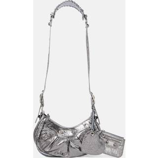 Balenciaga Le Cagole XS leather shoulder bag - silver - One Size
