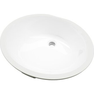 Sulu undermonteret keramisk bassinvask blank hvid