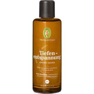 Primavera Aromaterapi Sauna Aroma Sauna dyb afslapning økologisk 100 ml (1.460,00 kr / 1 l) - 100 ml