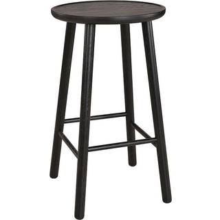 Hans K ZigZag barstol 78 cm Sort bejdset