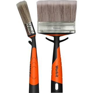 Home It Work® Premium facadepensel med vinkel, 100 x 20 mm