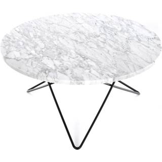 OX Denmarq O Table sofabord Eg matlak, sortlakeret understel