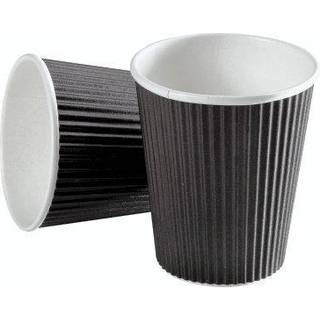 Espresso papkrus Black line Ripple Wall 11cl sort