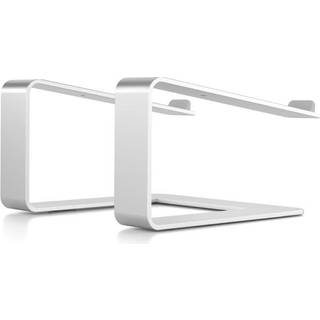 WERGON - Carl - Laptop/MacBook holder Aluminium/Silikone 10-17" - Sølv