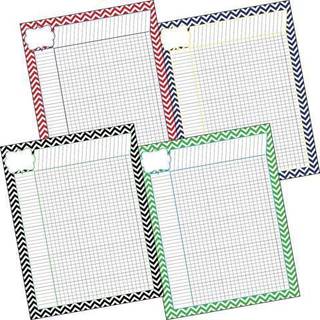 Barker Creek Nautical Chevron Incentive Chart Set Pack p? 4