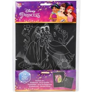 Disney Princess scratch art. 2 stk.