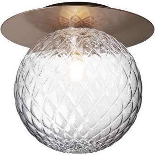 Nuura Liila 1 Væg/Loftlampe Stor Mørk Bronze/Klar
