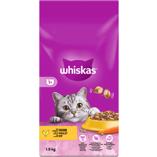 Whiskas 1+ med kylling, tørfoder 35.76 DKK/1 kg
