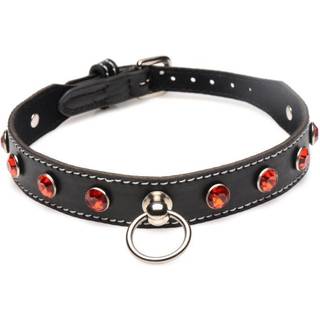 Strict Diamond Choker with O-Ring Black/Red