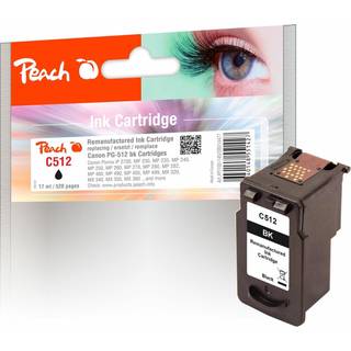 Peach PG-512 Blækpatron Sort